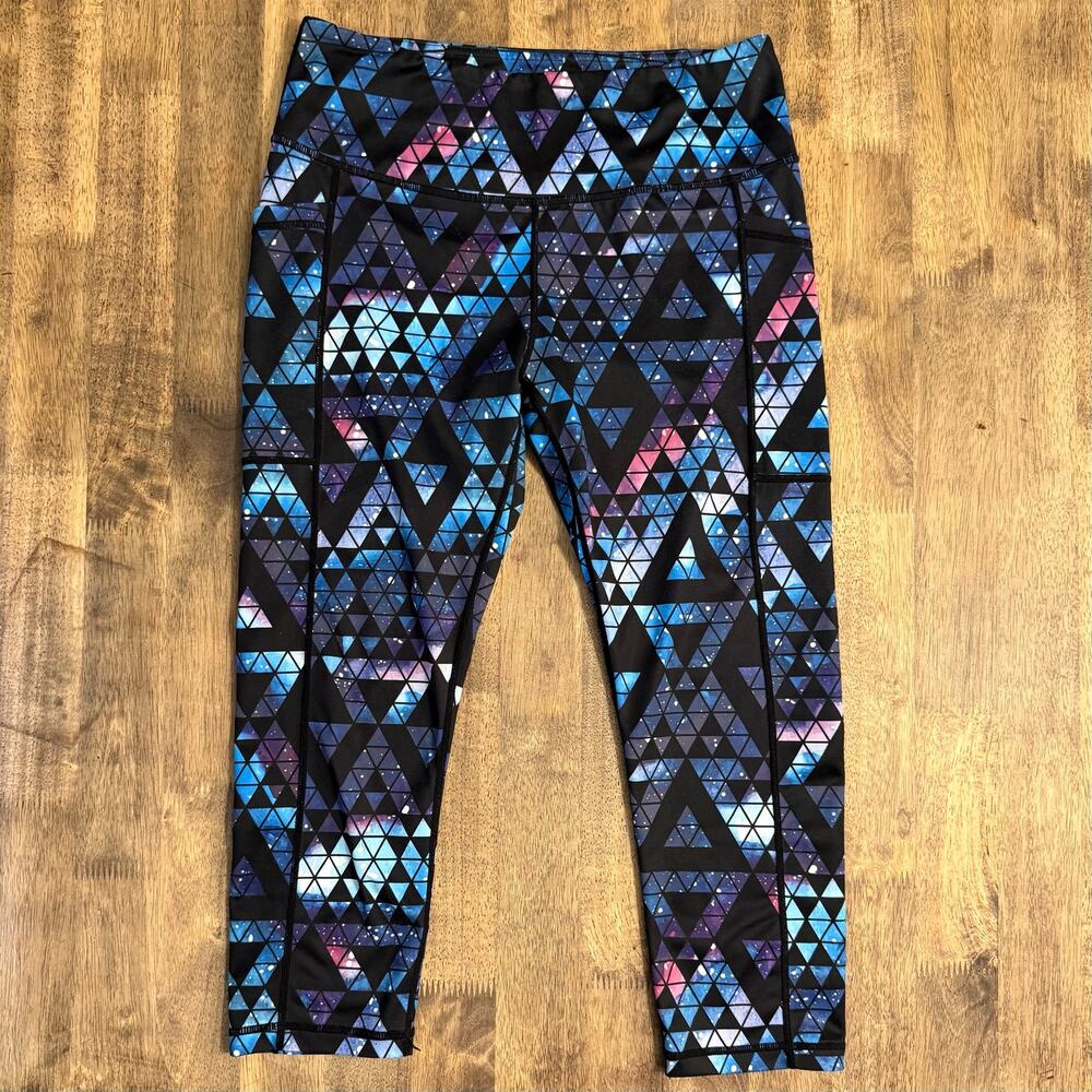 CVG Leggings Capris Stardust Geometric CrossFit Constantly Varied Gear Medium - Picture 2 of 8